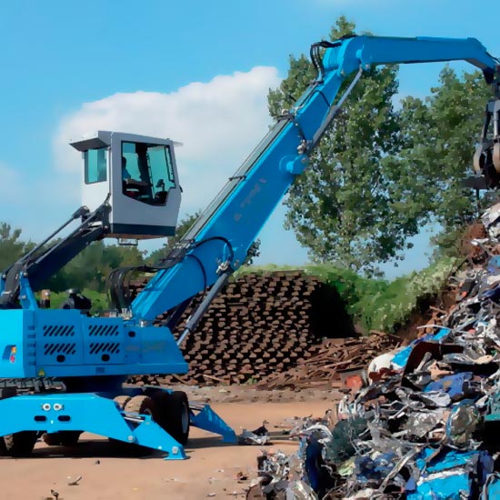 Перевантажувач Terex Fuchs MHL340 - Зображення 3